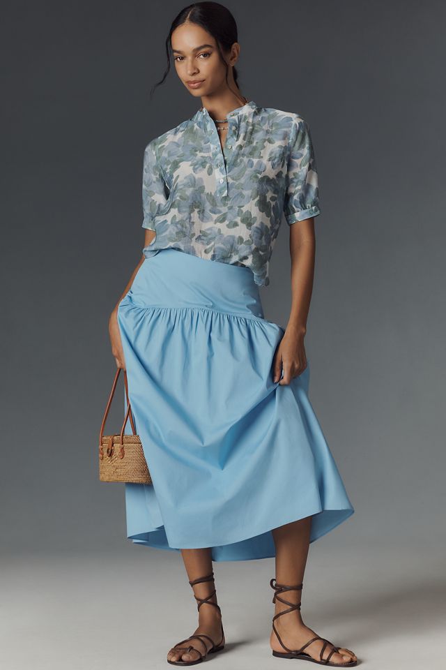 Cloth & Stone Half-Placket Printed Blouse #2