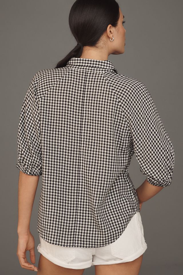Cloth & Stone Puff-Sleeve Buttondown Shirt #1