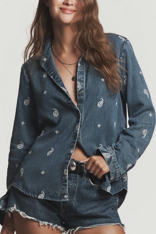 Cloth & Stone Chambray Buttondown Shirt #3