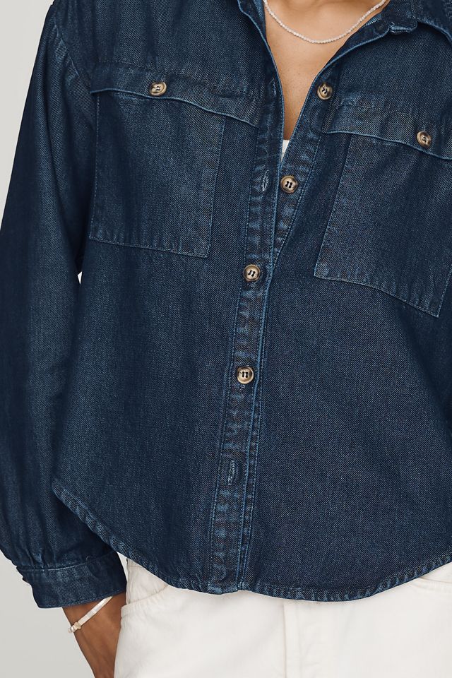Cloth & Stone Denim Rinse Buttondown Shirt #2