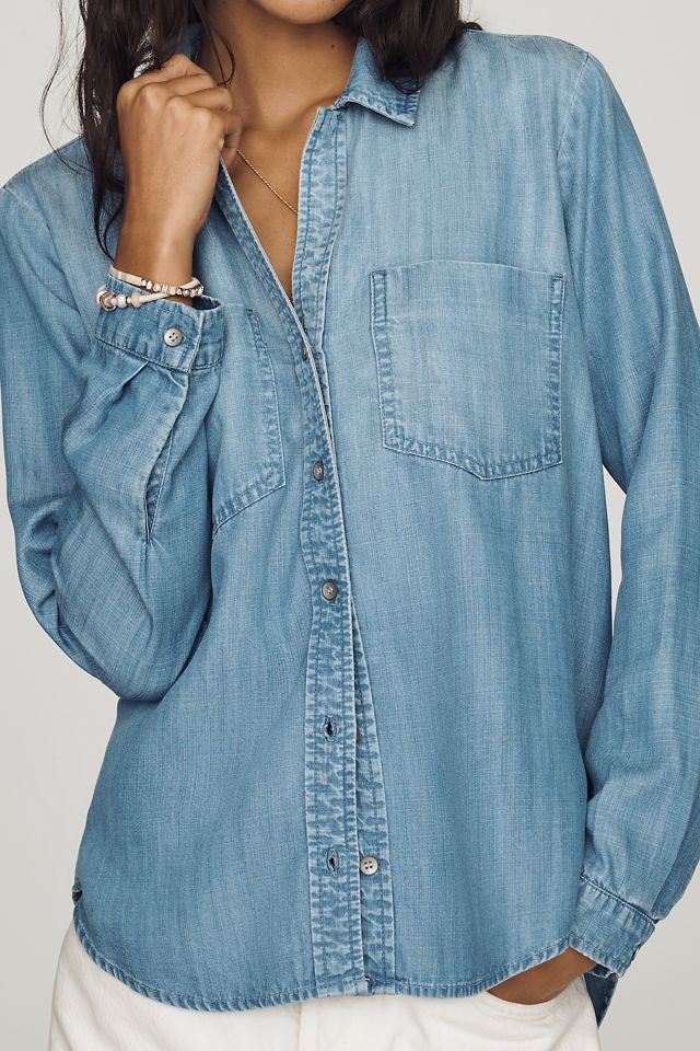 Cloth & Stone Double-Pocket Denim Buttondown Shirt #2