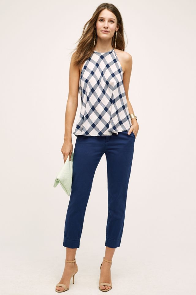 Gingham Halter Top #2
