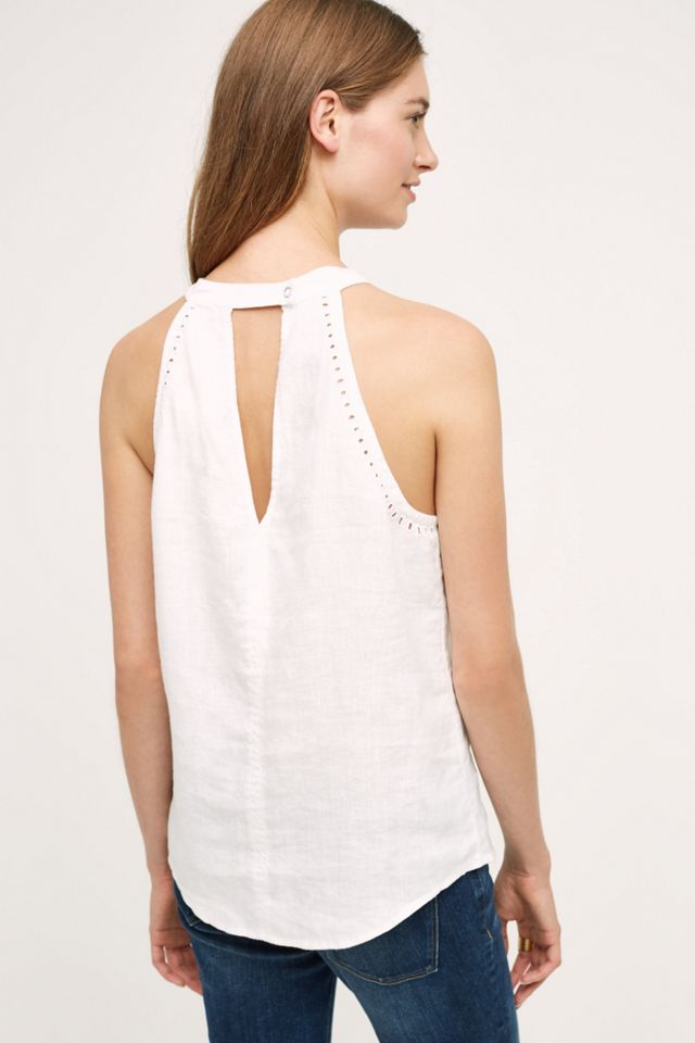 Linen Ladder Lace Tank #2
