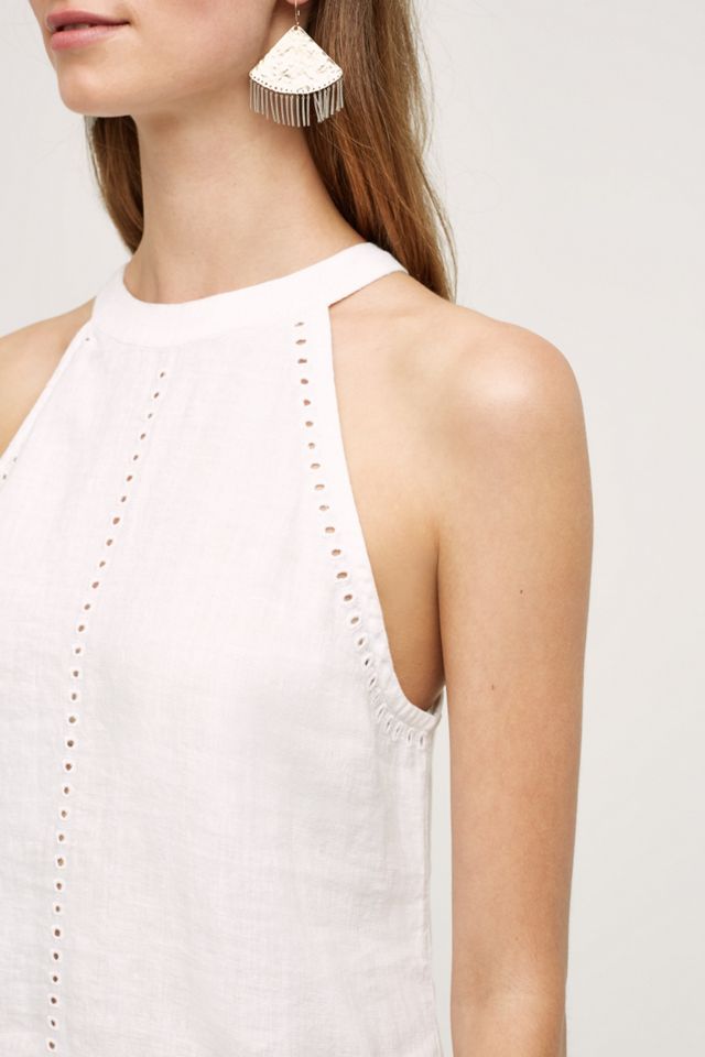 Linen Ladder Lace Tank #3