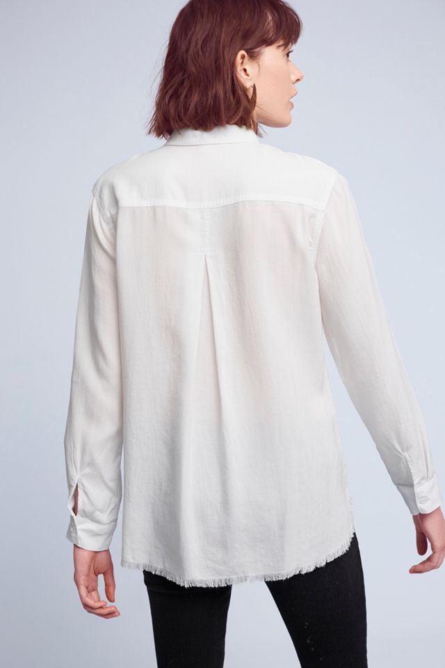 Frayed-Hem Buttondown #1
