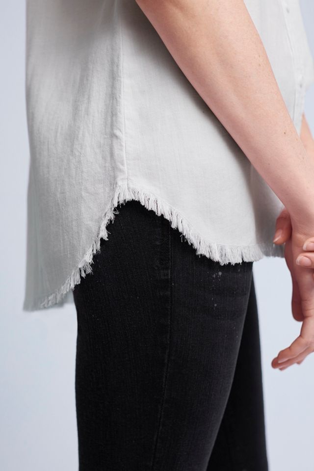 Frayed-Hem Buttondown #3
