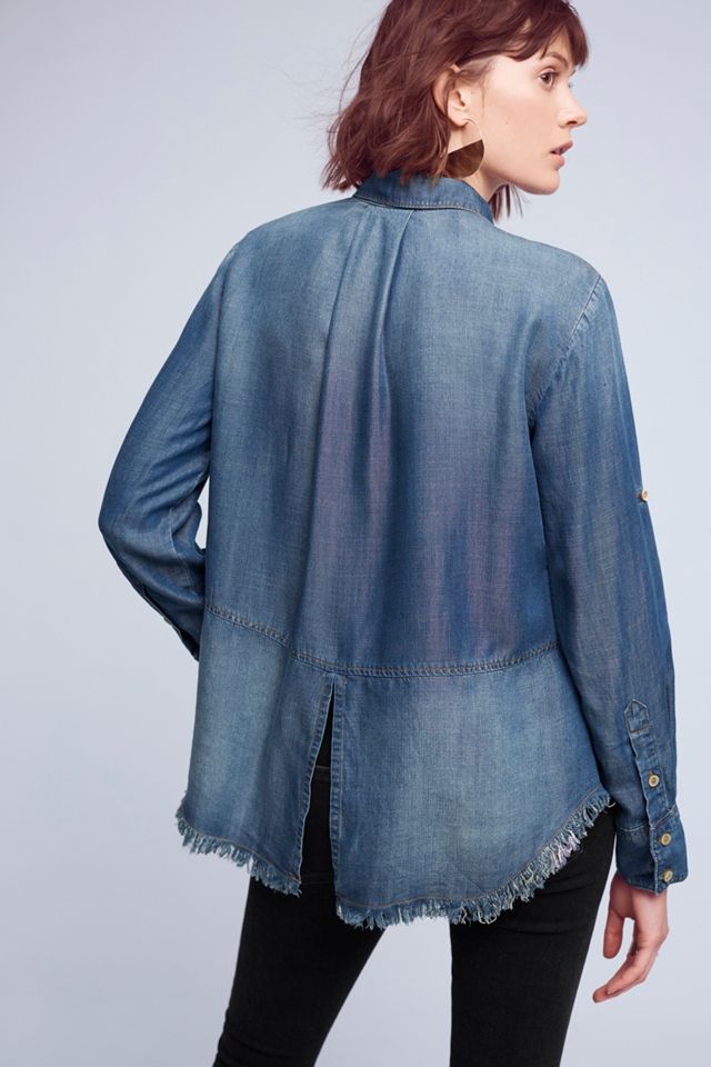 Raw-Hem Buttondown #1