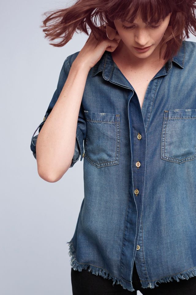 Raw-Hem Buttondown #3