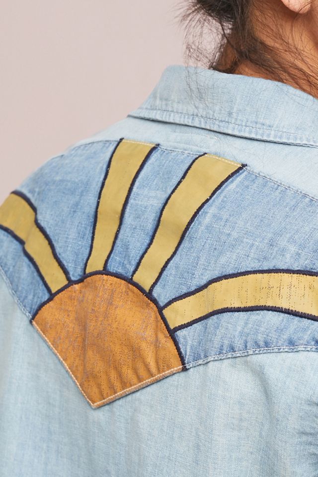 MOTHER Painted Chambray Buttondown #1