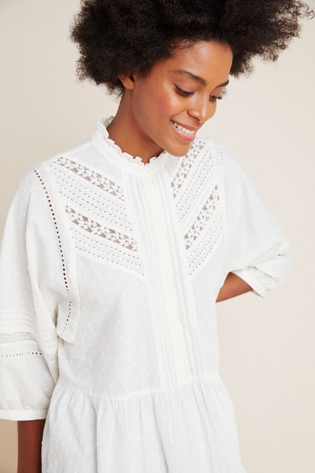 Vicenza Lace Babydoll Tunic Anthropologie