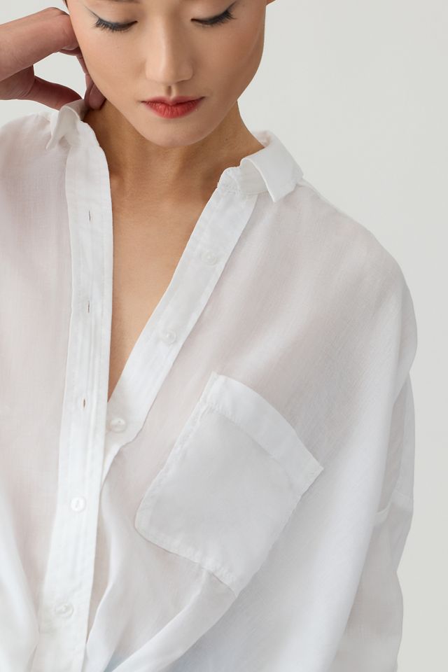 Pilcro Twist-Front Blouse #1