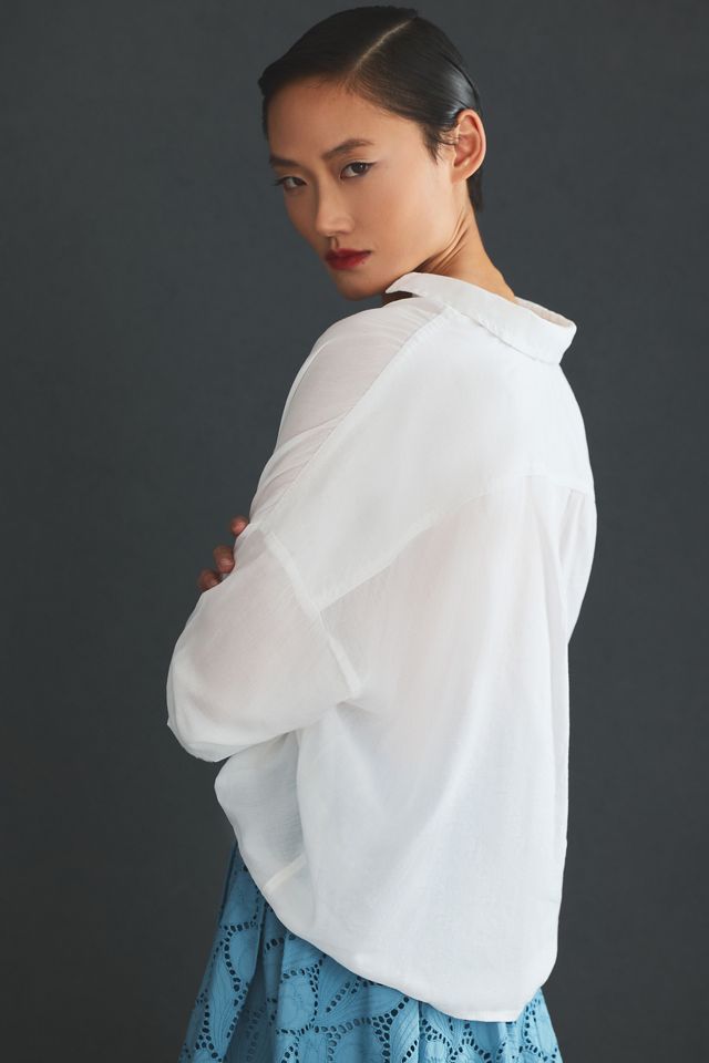 Pilcro Twist-Front Blouse #2