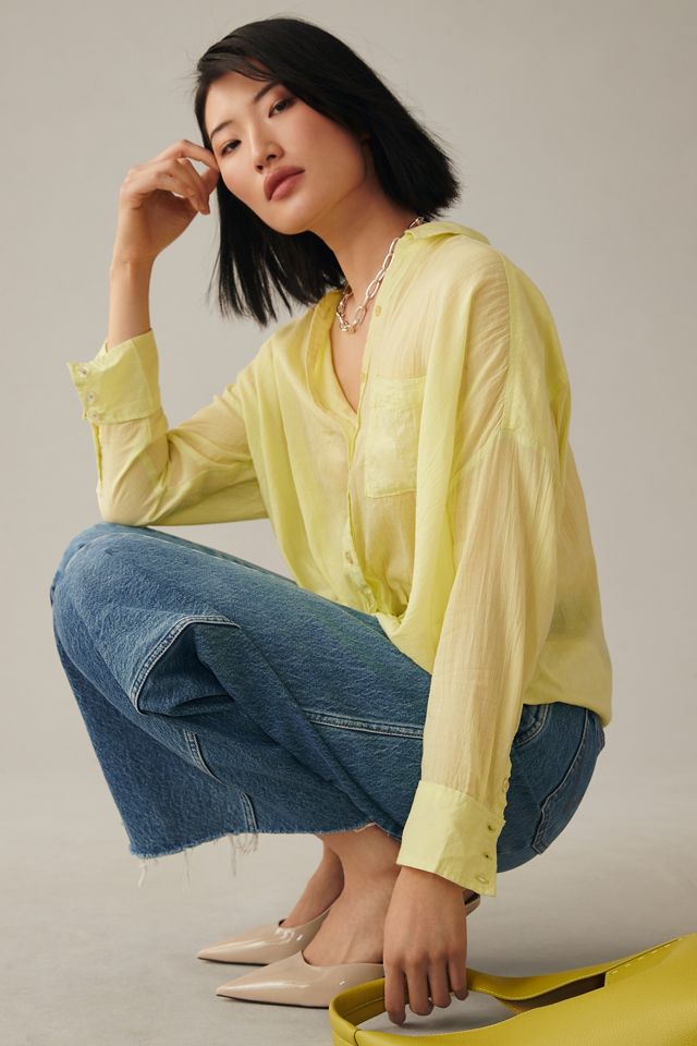Pilcro Twist-Front Blouse #1