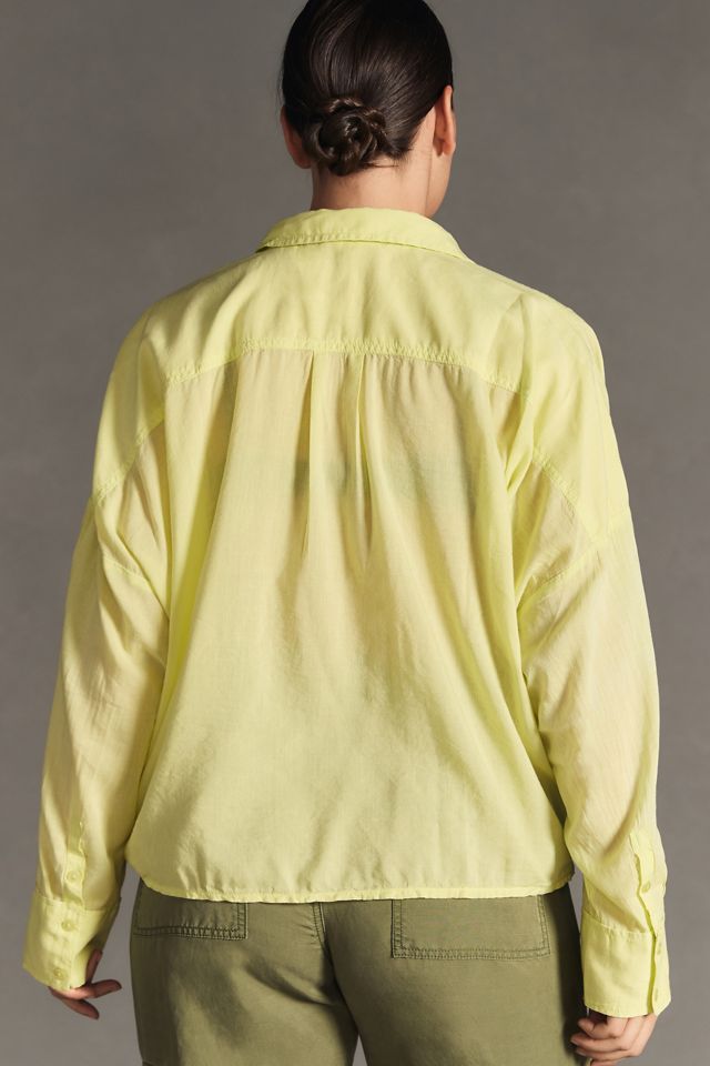 Pilcro Twist-Front Blouse #6