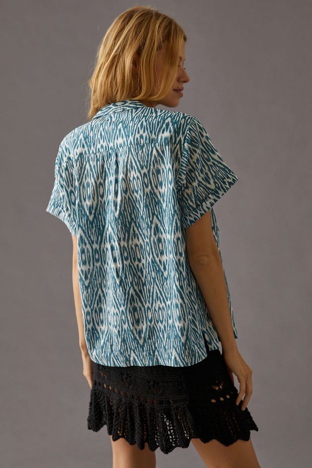 Pilcro Printed Voile Surf Shirt #2