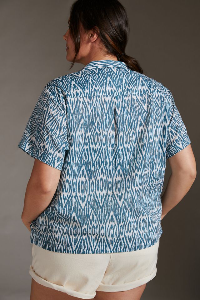 Pilcro Printed Voile Surf Shirt #6