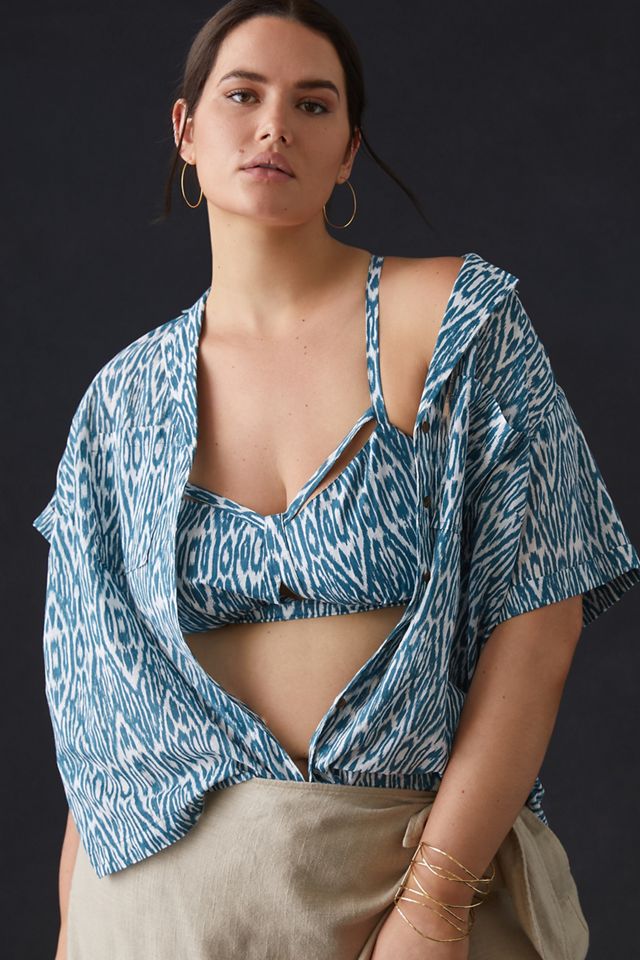 Pilcro Printed Voile Surf Shirt #8