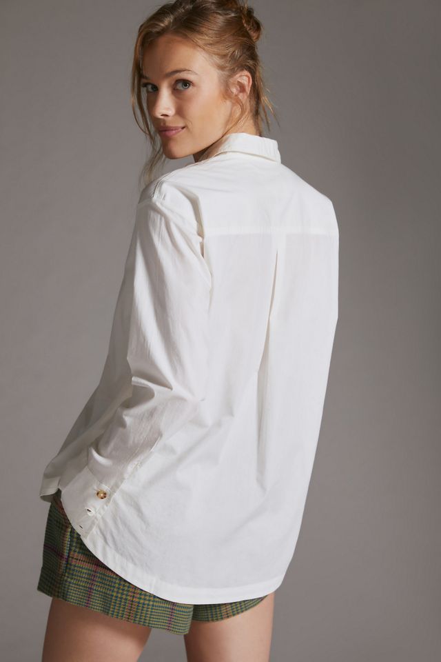 By Anthropologie Henley Popover Shirt #3