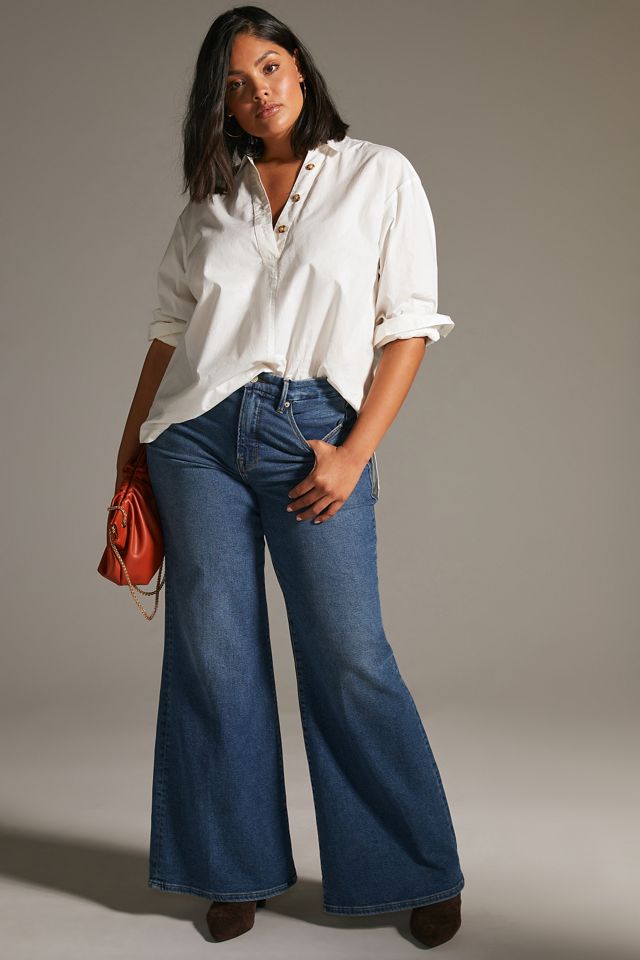 By Anthropologie Henley Popover Shirt #9