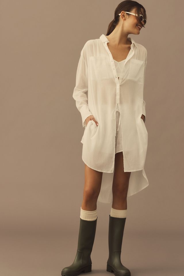 By Anthropologie Duster Tunic Shirt #1