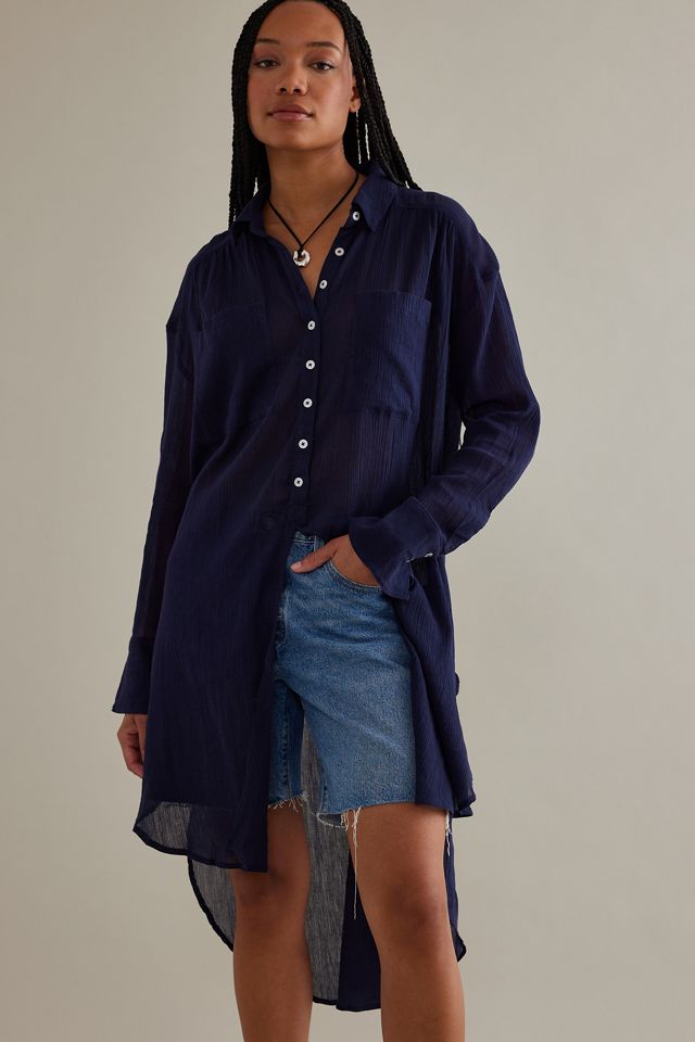 By Anthropologie Duster Tunic Shirt #1