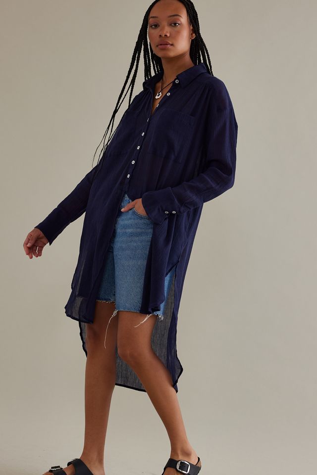 By Anthropologie Duster Tunic Shirt #4