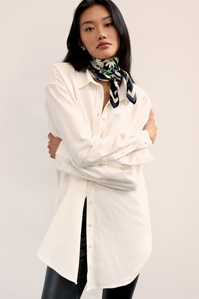 Pilcro Oversized Oxford Buttondown Shirt #2