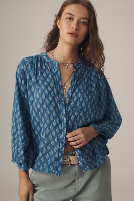 Le Chemisier Batwing Sidney par : Édition Réduite en taille: S chez Anthropologie - Pilcro - Modalova