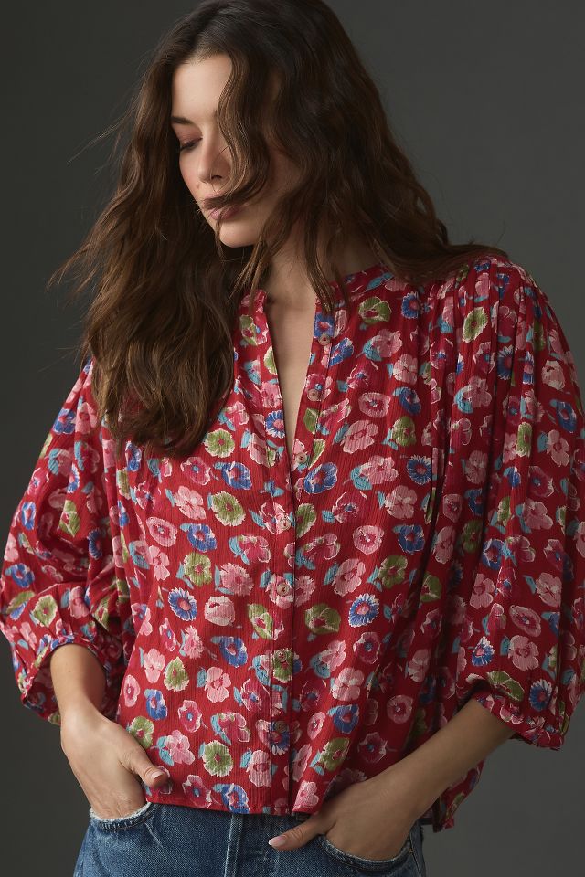 The Sidney Batwing Blouse by Pilcro: Shrunken Edition #2