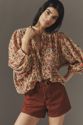 PILCRO THE SIDNEY BATWING BLOUSE BY PILCRO: SHRUNKEN EDITION 