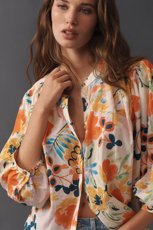 The Sidney Batwing Blouse by Pilcro: Shrunken Edition | Anthropologie