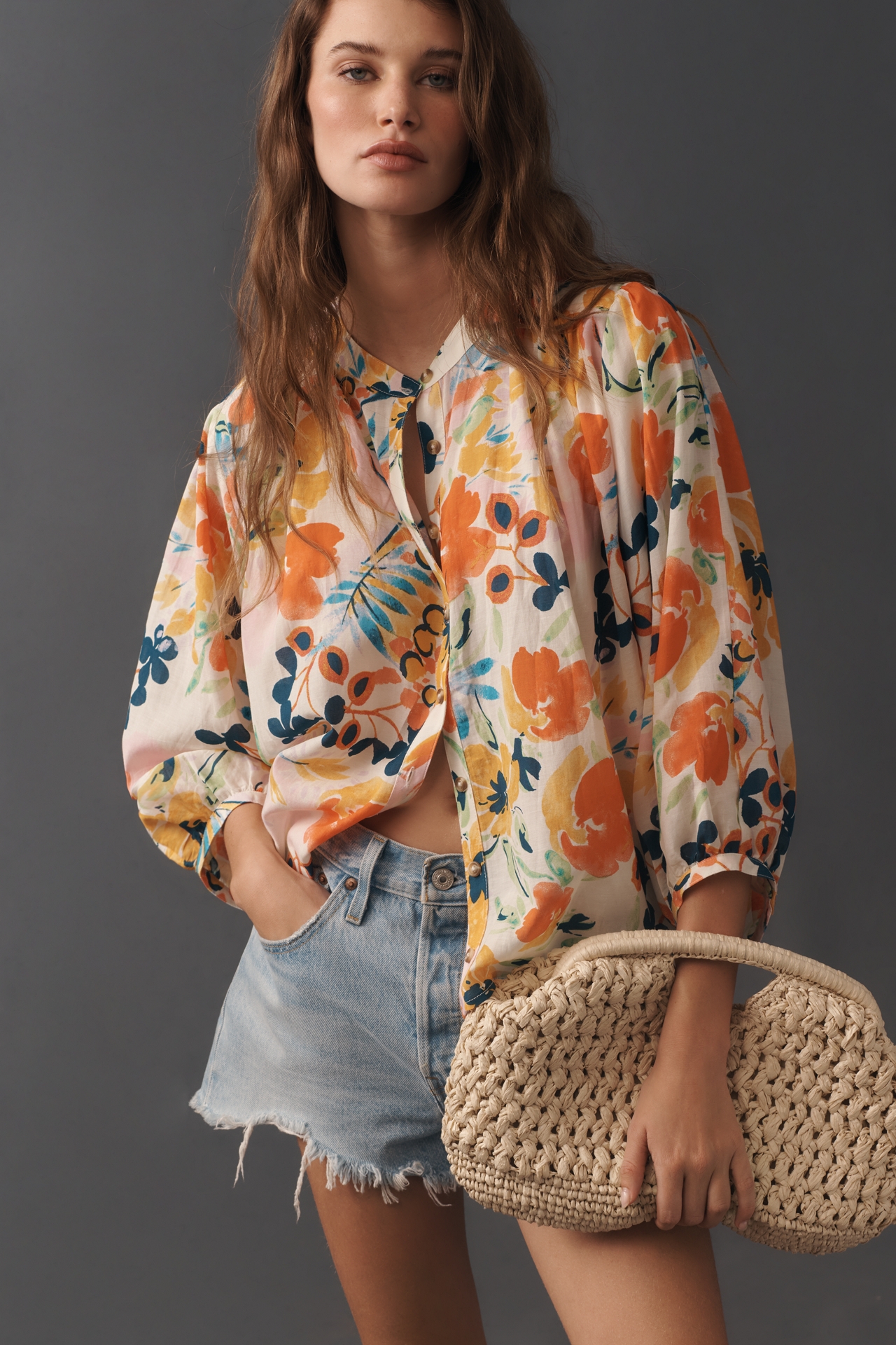 The Sidney Batwing Blouse by Pilcro: Shrunken Edition