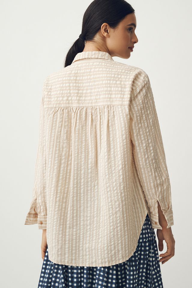 The Hadley Relaxed Buttondown Shirt by Pilcro​: Striped Edition #1