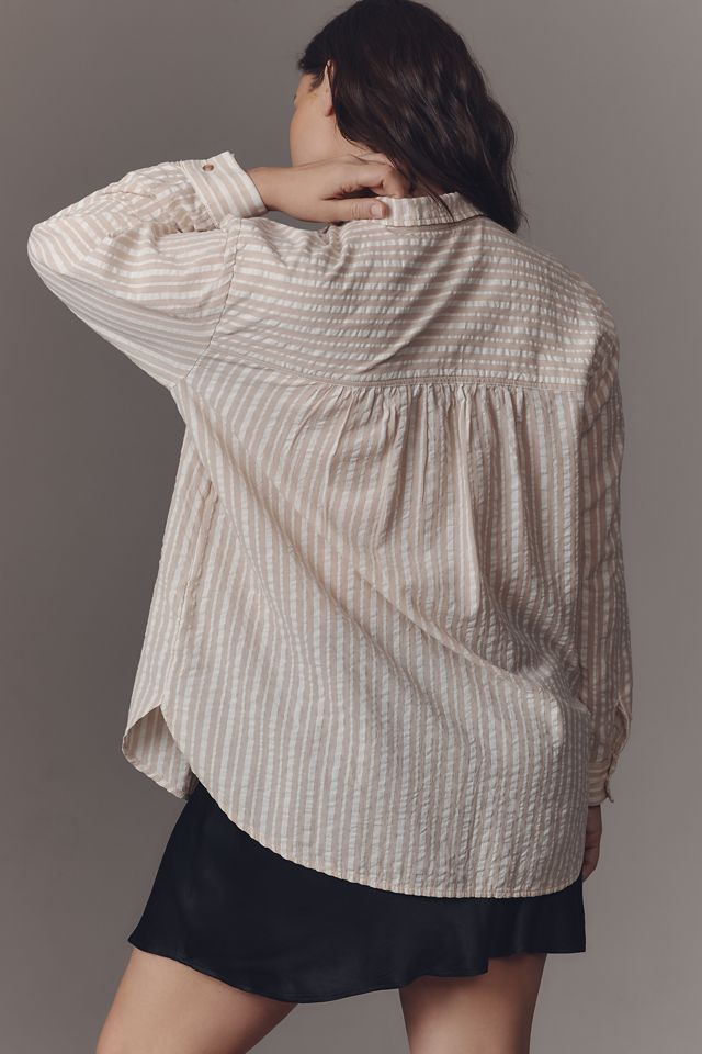 The Hadley Relaxed Buttondown Shirt by Pilcro​: Striped Edition #5