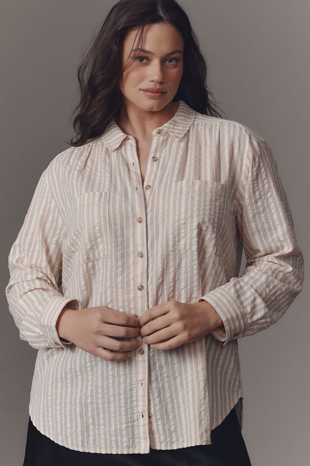 The Hadley Relaxed Buttondown Shirt by Pilcro​: Striped Edition #7