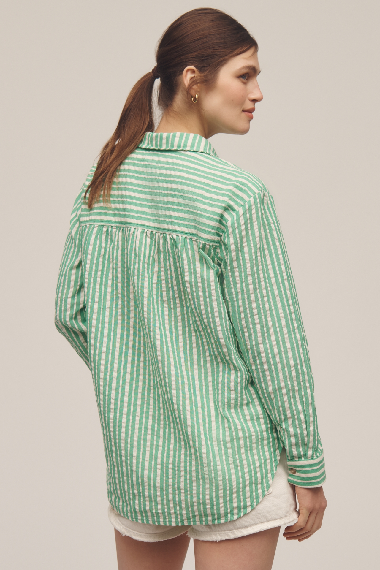 The Hadley Relaxed Buttondown Shirt by Pilcro​: Striped Edition