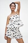 Maeve Sleeveless Babydoll Bubble Blouse