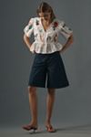 Maeve V-Neck Embroidered Veggie Blouse