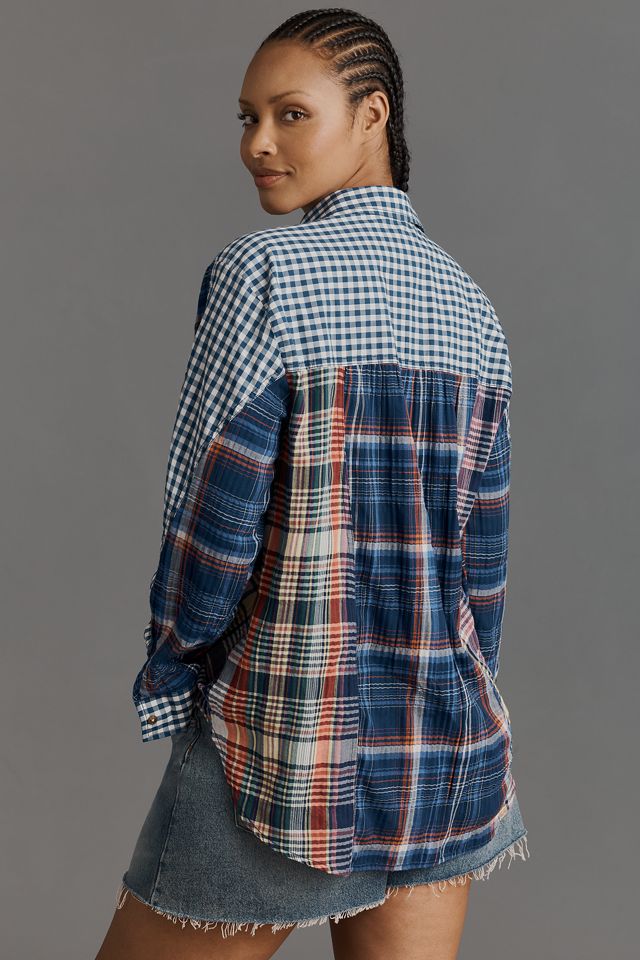 The Hadley Relaxed Buttondown Shirt by Pilcro​: Mixed Print Edition #6