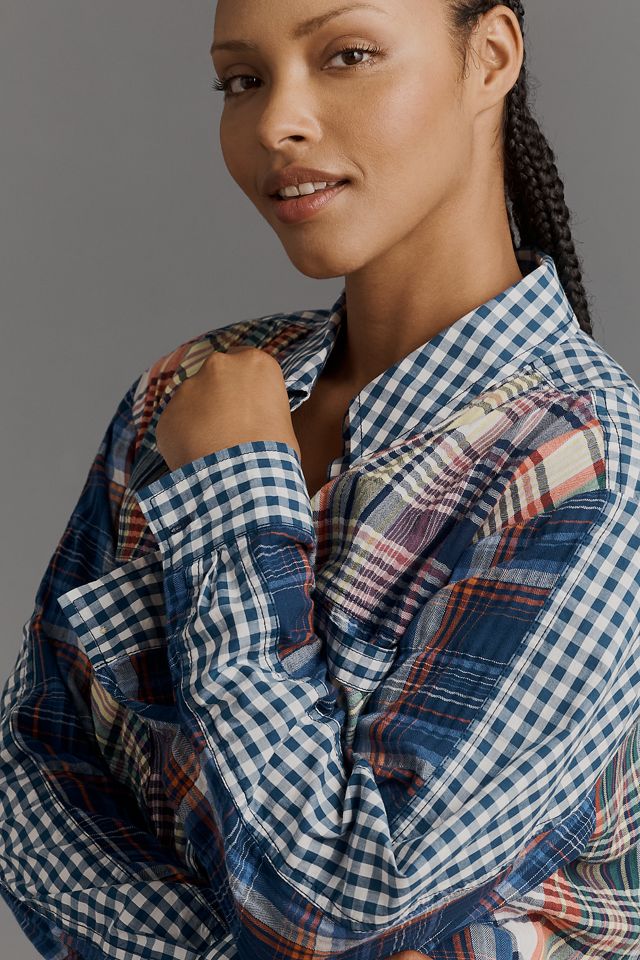 The Hadley Relaxed Buttondown Shirt by Pilcro​: Mixed Print Edition #7