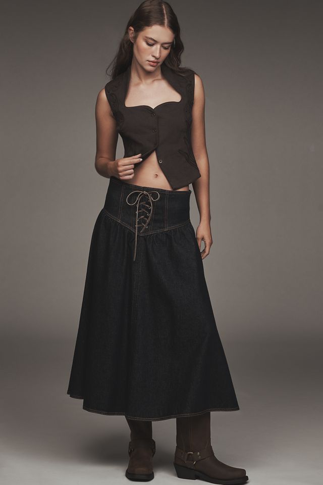 By Anthropologie Sculpted Vest Top #2