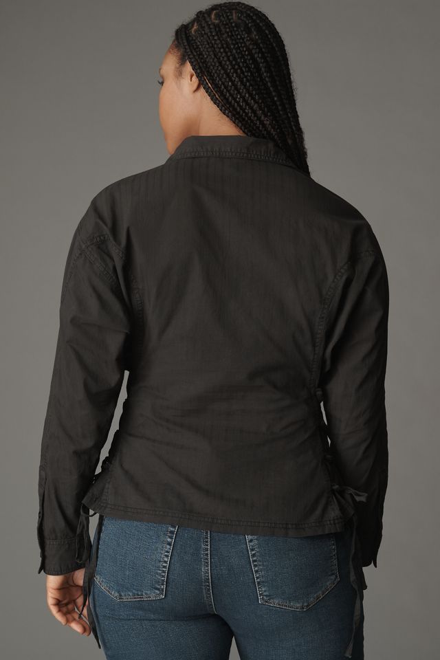 Pilcro Long-Sleeve Pintuck Buttondown Shirt #7