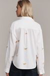 Pilcro Fitted Tuxedo Short-Sleeve Top