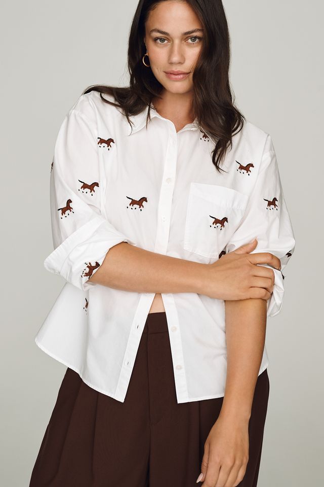 The Shrunken Bennet Buttondown Shirt by Maeve #5