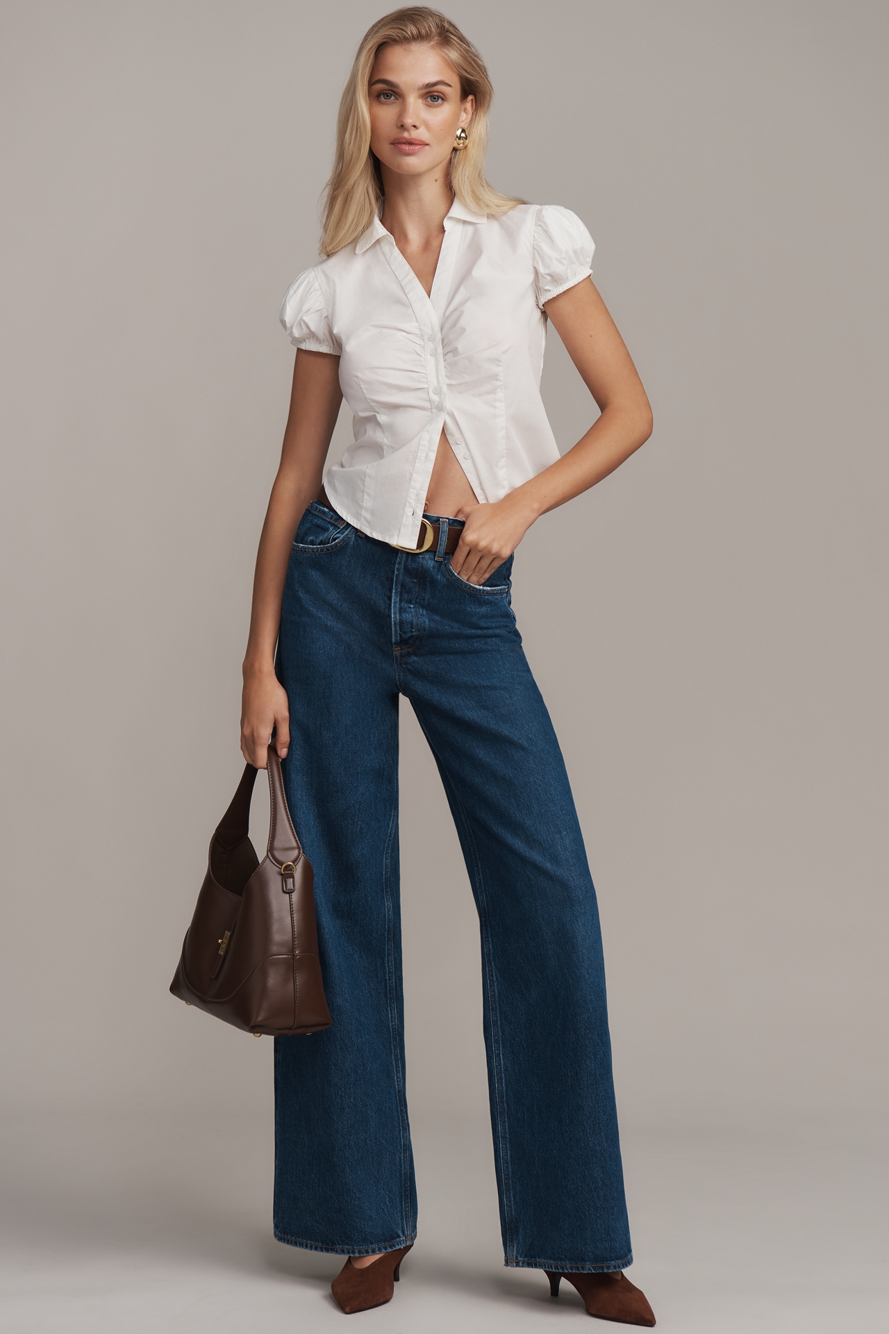 Maeve Puff-Sleeve Blouse
