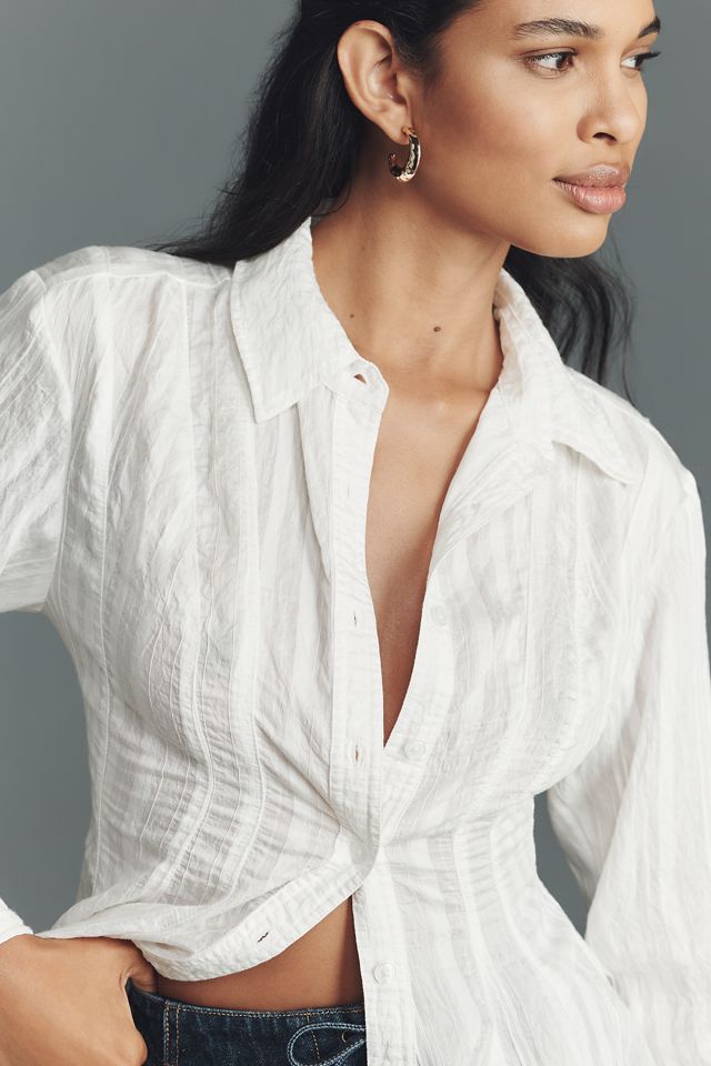 Maeve Waisted Buttondown Tunic #2