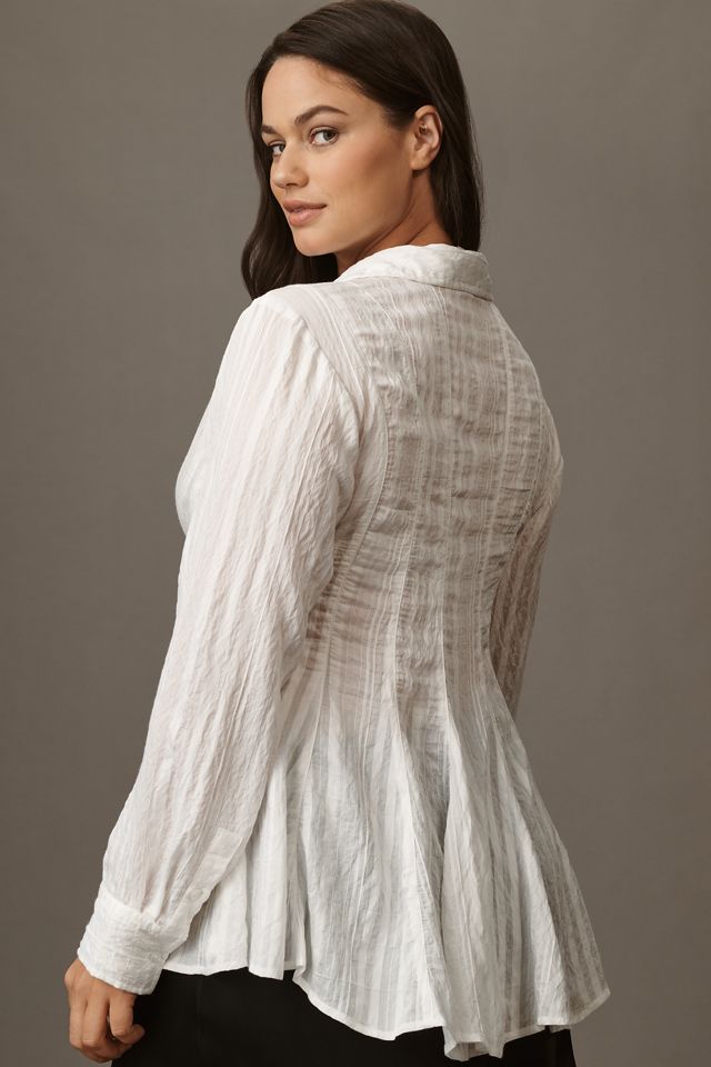 Maeve Waisted Buttondown Tunic #6