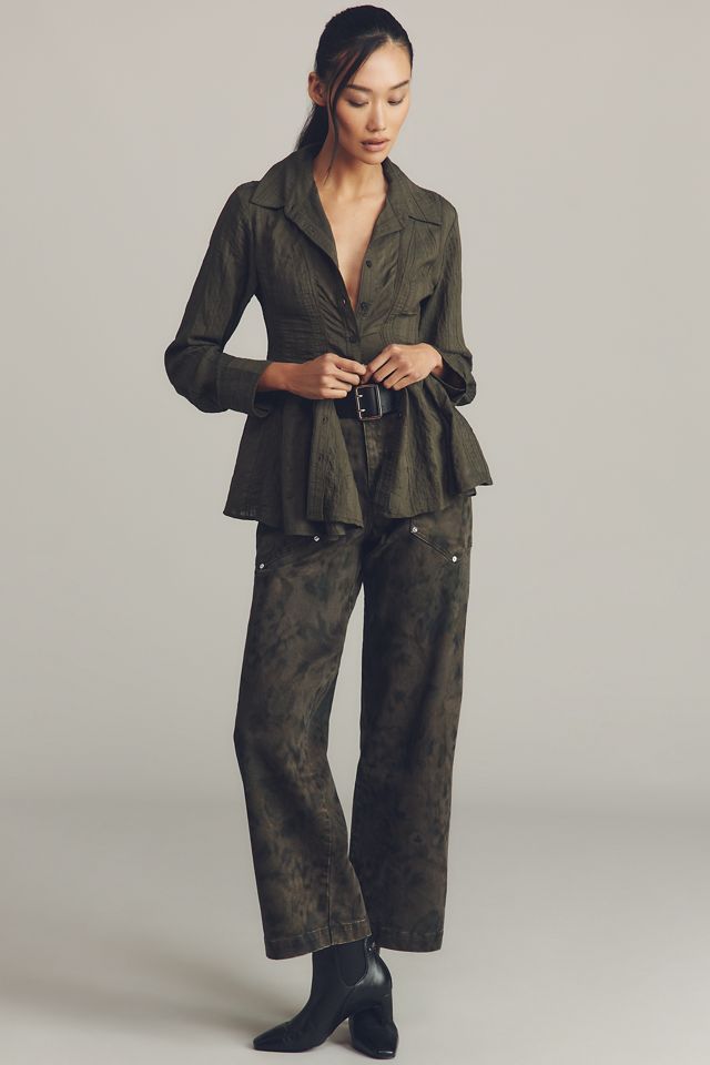 Maeve Waisted Buttondown Tunic #2
