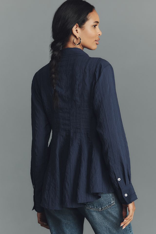 Maeve Waisted Buttondown Tunic