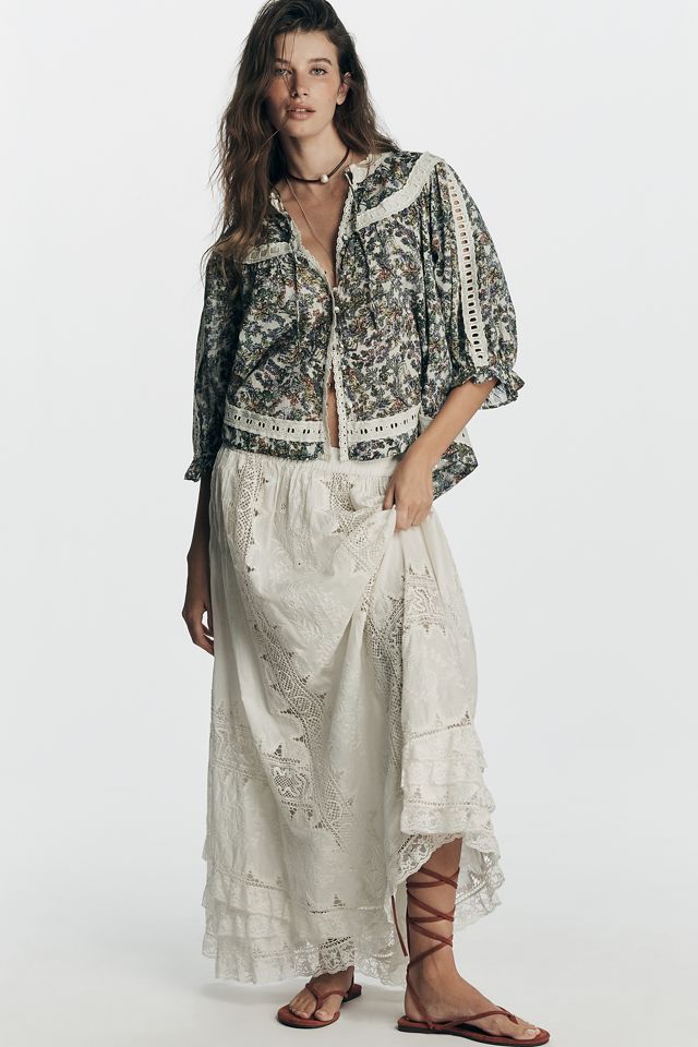 Top Swing con Ojales y Media Manga By Anthropologie #2